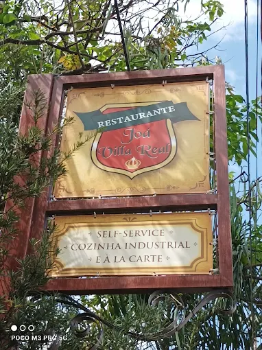 Placa do Restaurante Joá Villa Real